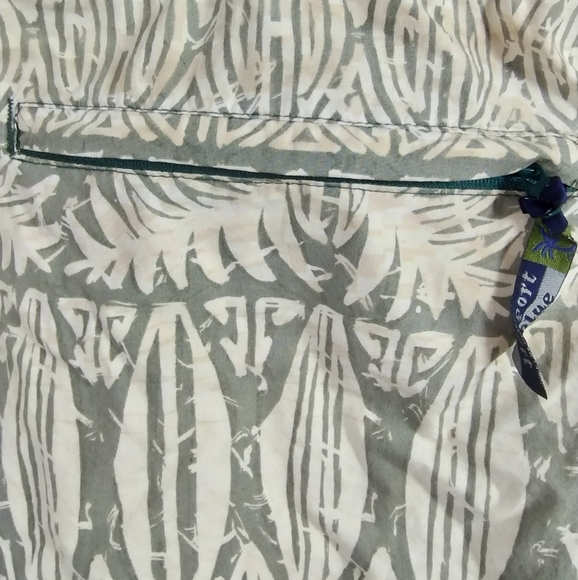 -Newport Blue Hawaiian Tribal tropical Board Shorts Swim Trunks Mens Size M - Picture 10 of 14